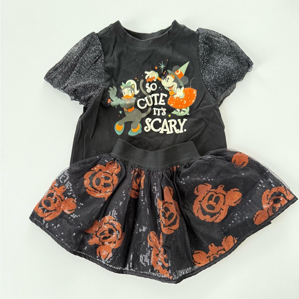 Disney Halloween Costume Dress - Black and Orange